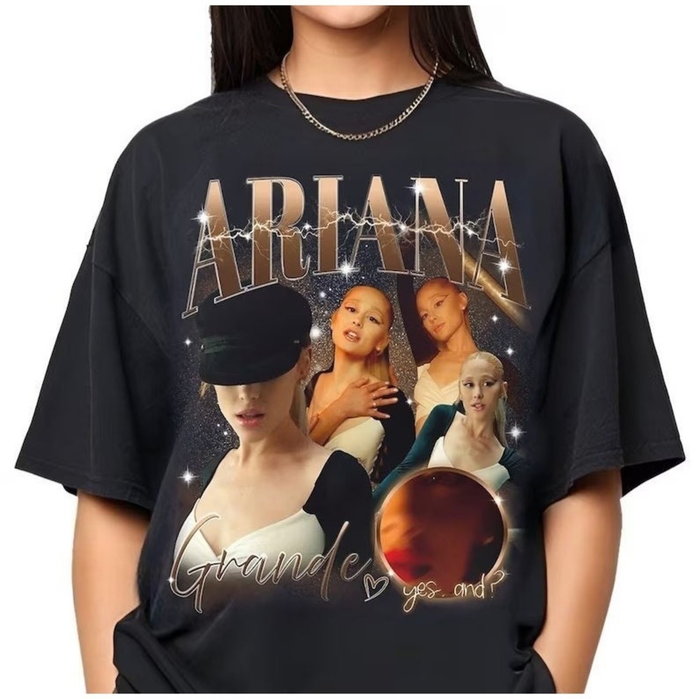 Yes And Ariana Shirt, Grande Tee, Vintage Graphic Tee Shirt, Gift For Fan